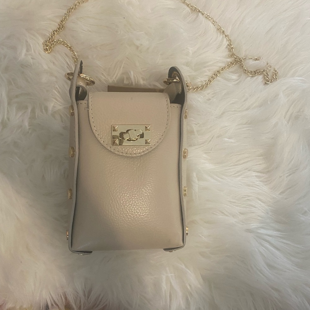 Elegant Beige Crossbody Bag - Picture 2 of 7
